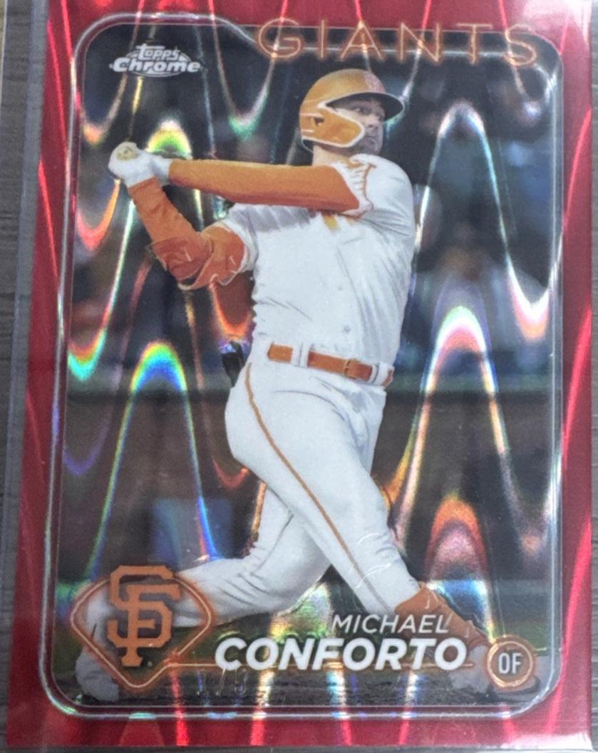Michael Conforto [RayWave Red Refractor] #256