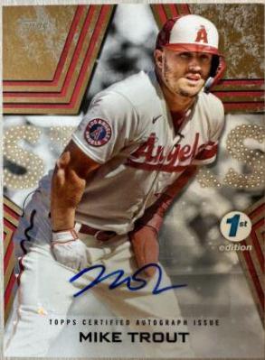 Mike Trout [1st Edition Gold] #BSA-MTR