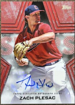 Zach Plesac [Red] #BSA-ZP