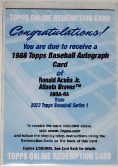 Ronald Acuna Jr. #88BA-RA
