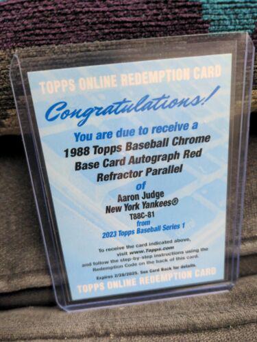 Aaron Judge [Autograph Red] #T88C-81