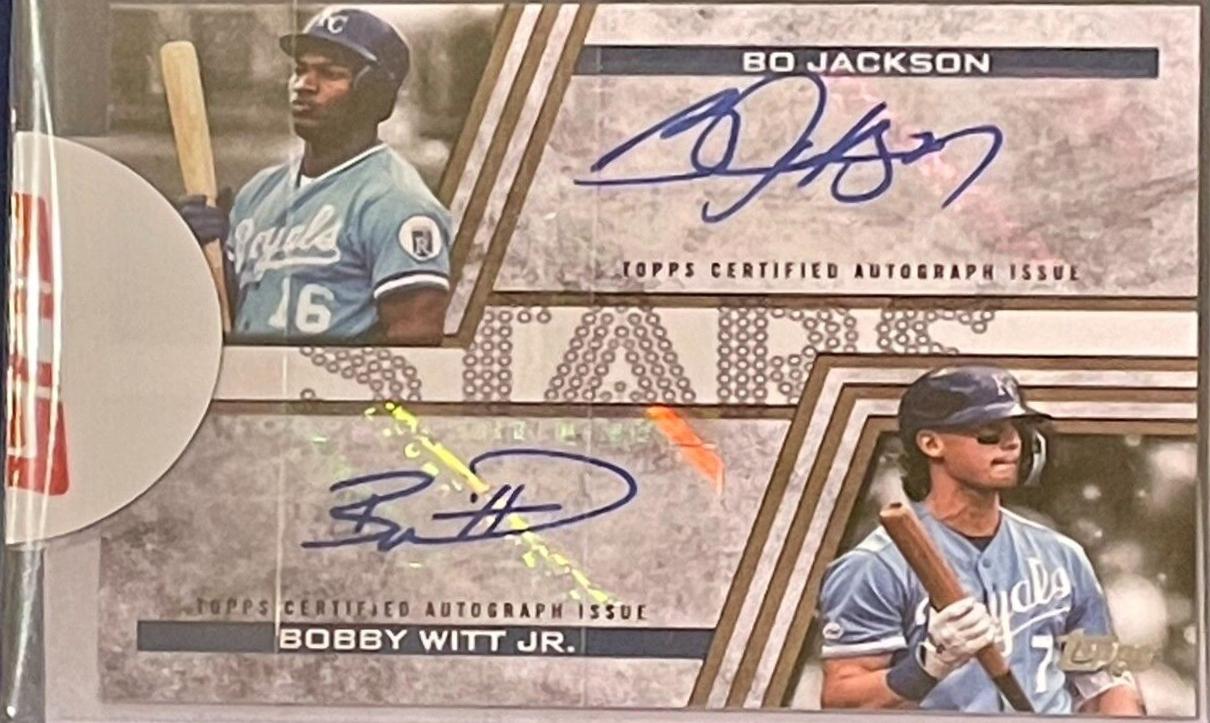 Bobby Witt Jr. , Bo Jackson #BSDA-JWJ