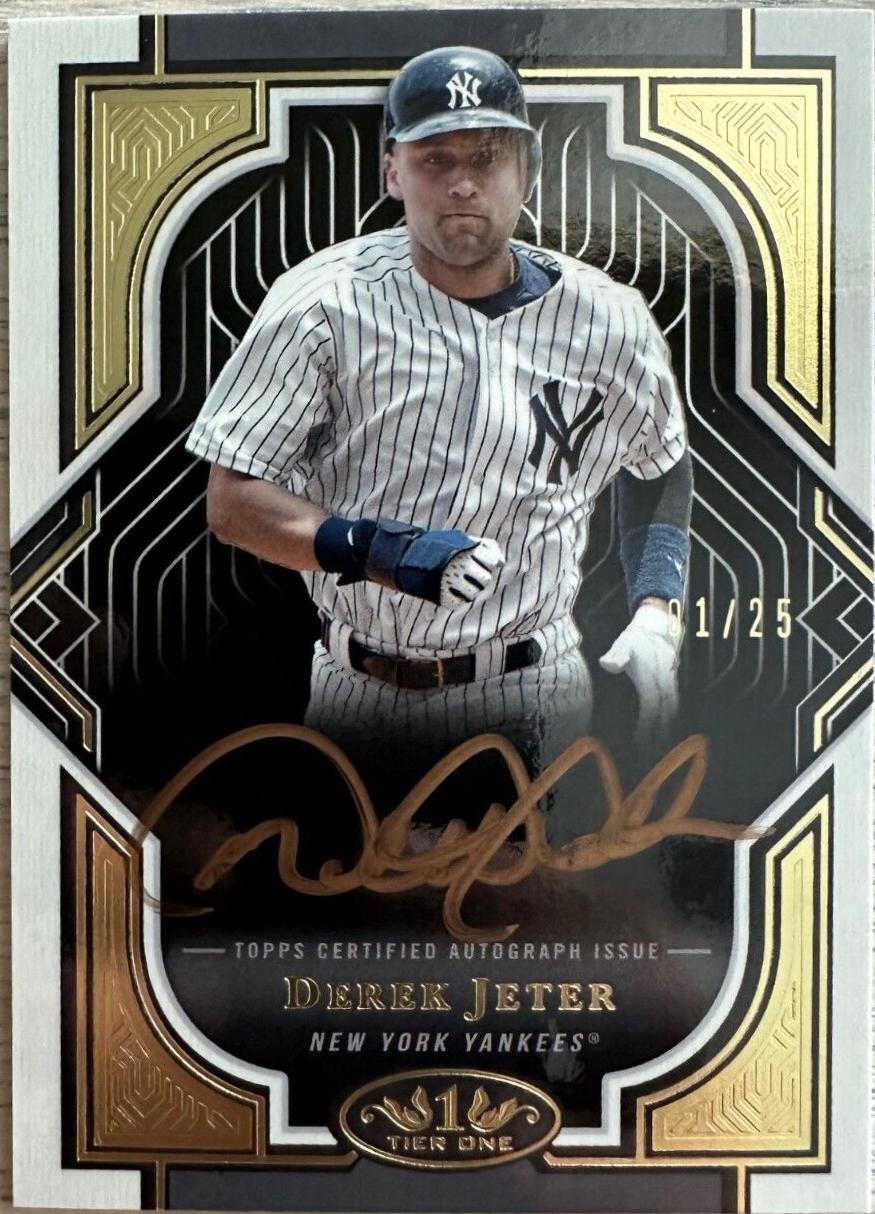 Derek Jeter [Gold Ink] #T1A-DJ