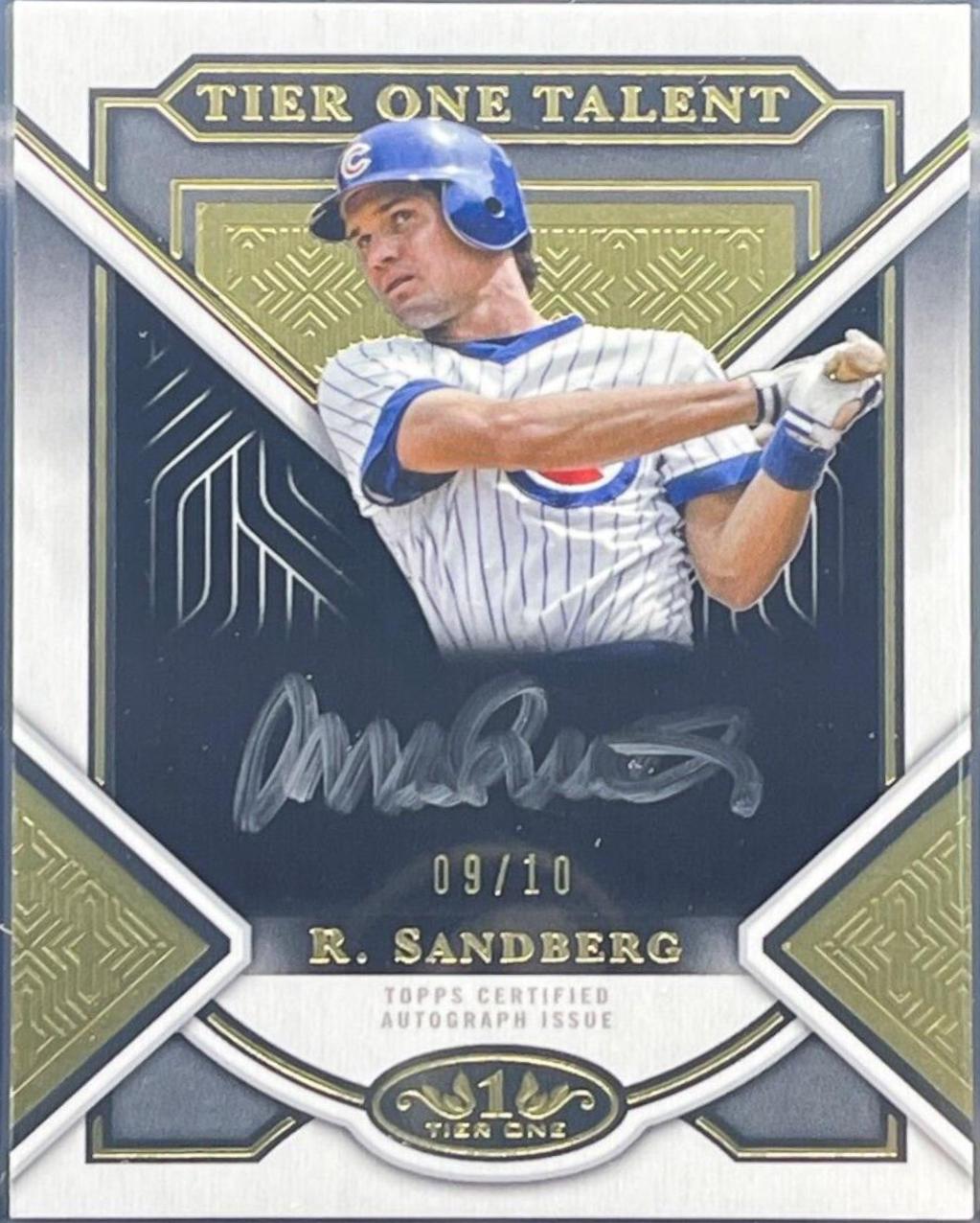 Ryne Sandberg [Silver Ink] #T1A-RS