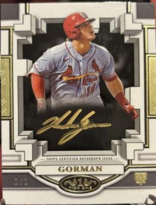 Nolan Gorman [Gold Ink] #BOA-NG2