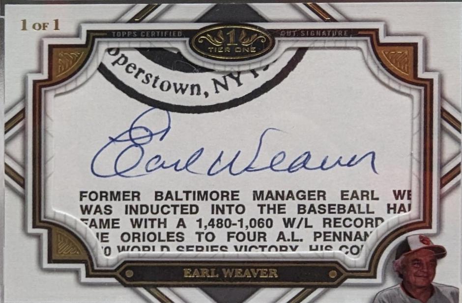 Earl Weaver #T1CS-EW