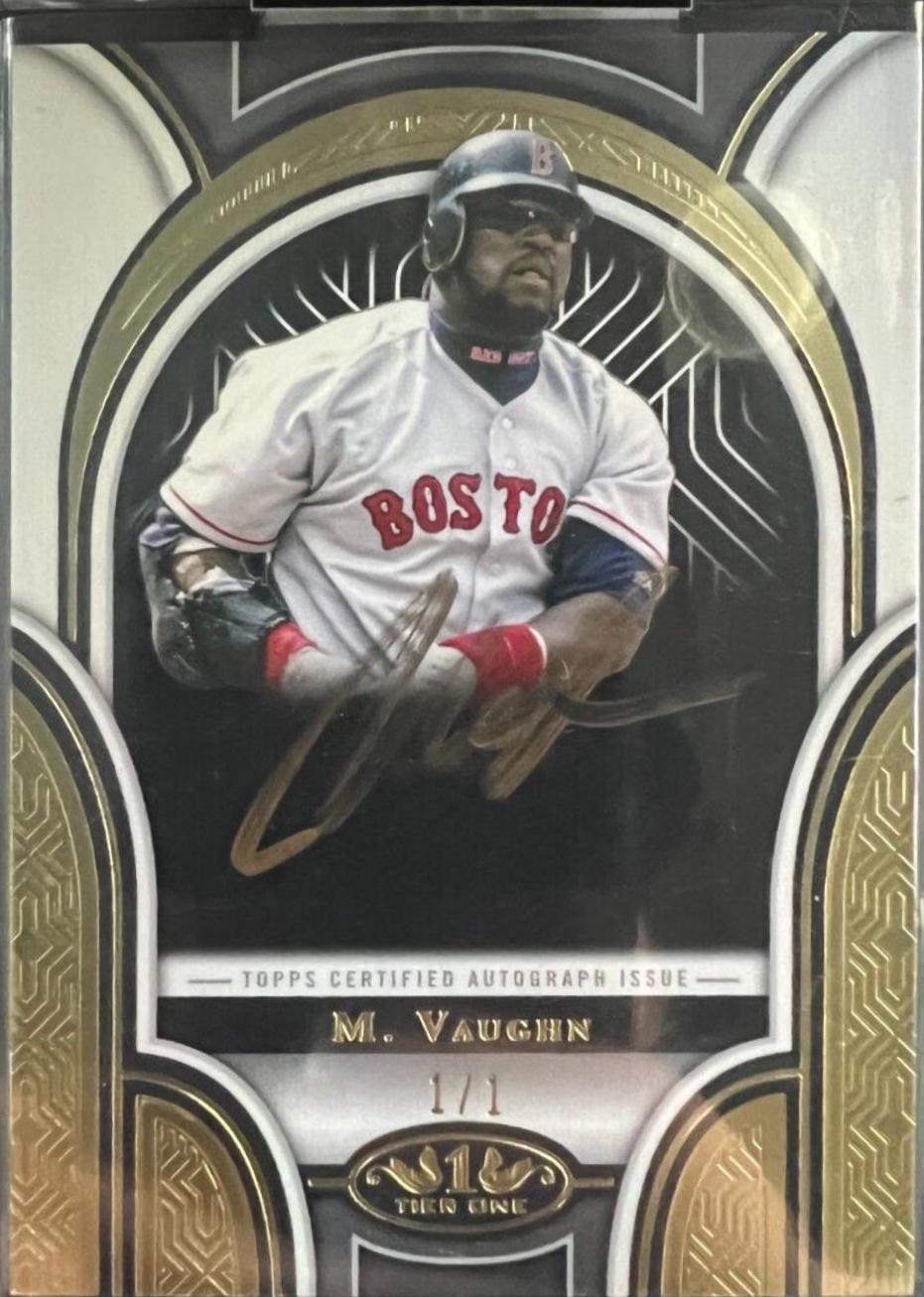 Mo Vaughn [Gold Ink] #PPA-MV