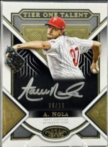 Aaron Nola [Silver Ink] #T1TA-AN