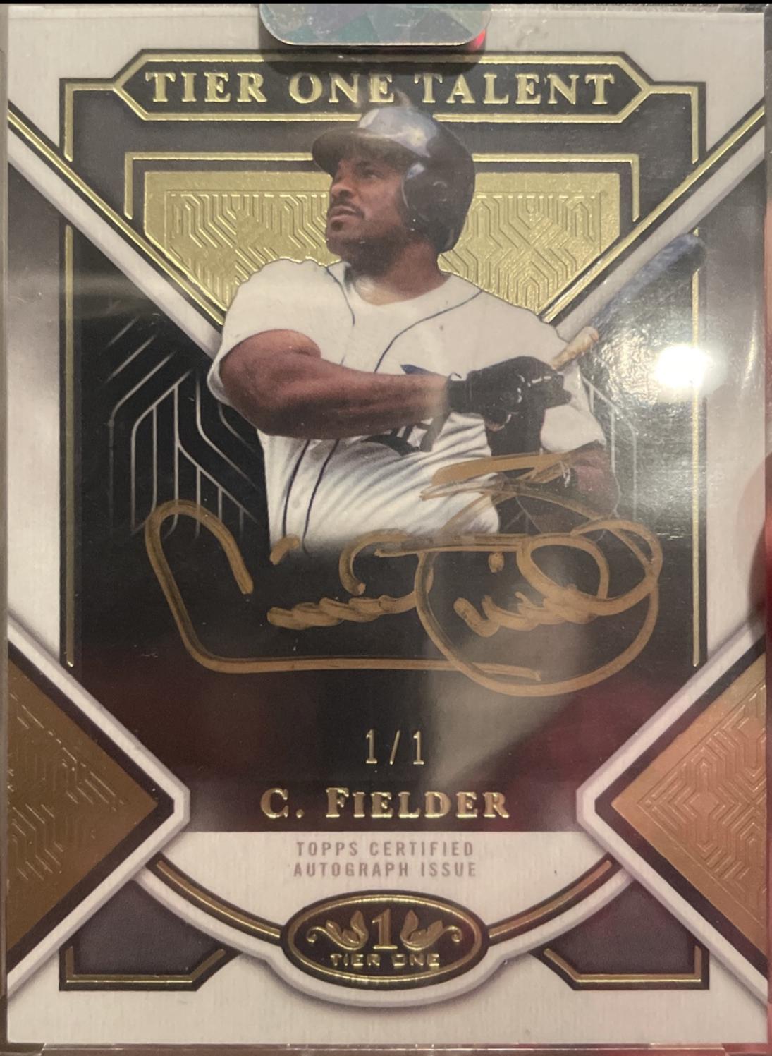 Cecil Fielder [Gold Ink] #T1TA-CF