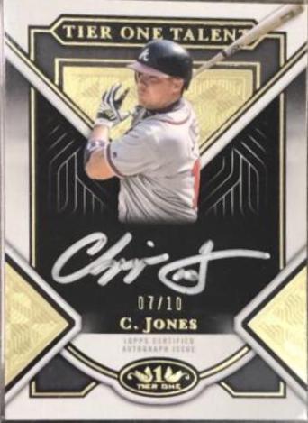 Chipper Jones [Silver Ink] #T1TA-CJ
