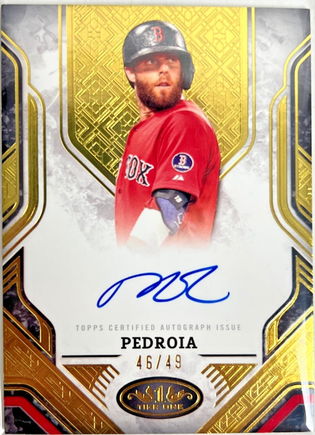 Dustin Pedroia [Gold Ink] #T1TA-DP