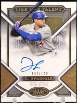 George Springer [Gold Ink] #T1TA-GSP