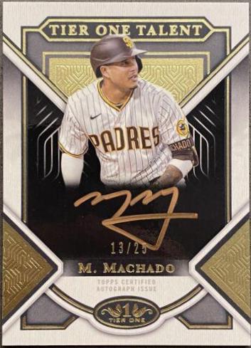 Manny Machado [Bronze Ink] #T1TA-MM