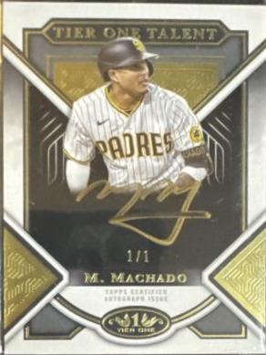 Manny Machado [Gold Ink] #T1TA-MM