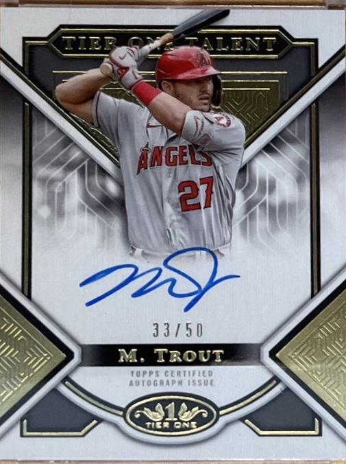 Mike Trout [Silver Ink] #T1TA-MTR