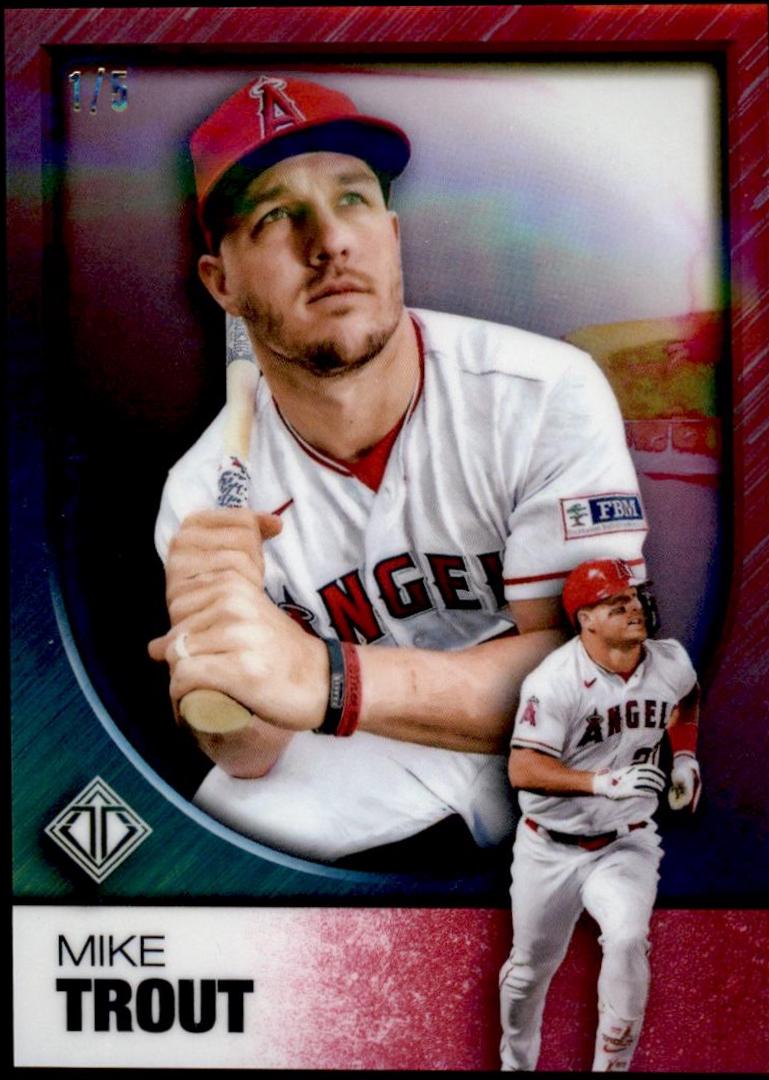 Mike Trout [Red Refractor] #77