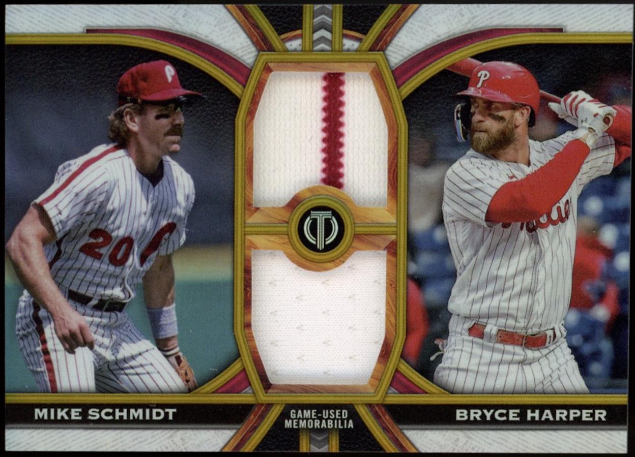 Mike Schmidt, Bryce Harper [Gold] #DR-SH