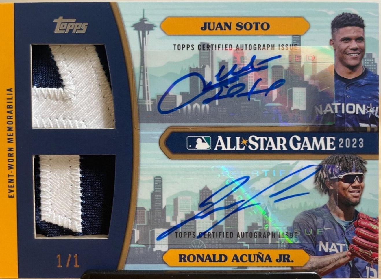 Juan Soto, Ronald Acuna Jr. [Platinum] #ASSDA-SAJ
