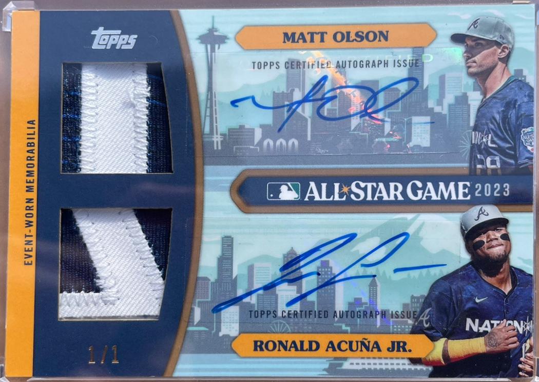 Matt Olson, Ronald Acuna Jr. [Platinum] #ASSDA-OAJ