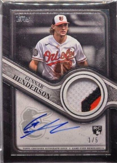 Gunnar Henderson [Platinum] #TRAPU-GH