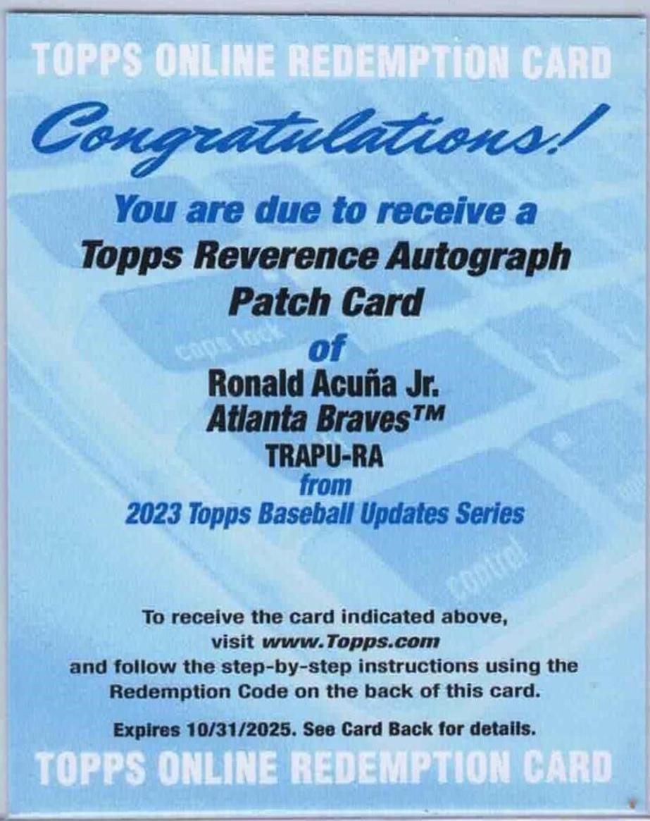 Ronald Acuna Jr. #TRAPU-RA