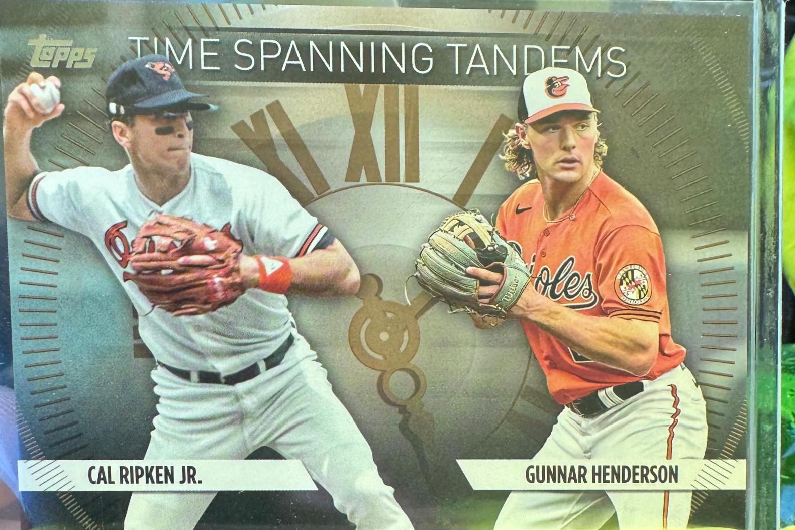 Gunnar Henderson, Cal Ripken Jr. [Gold] #TS-12