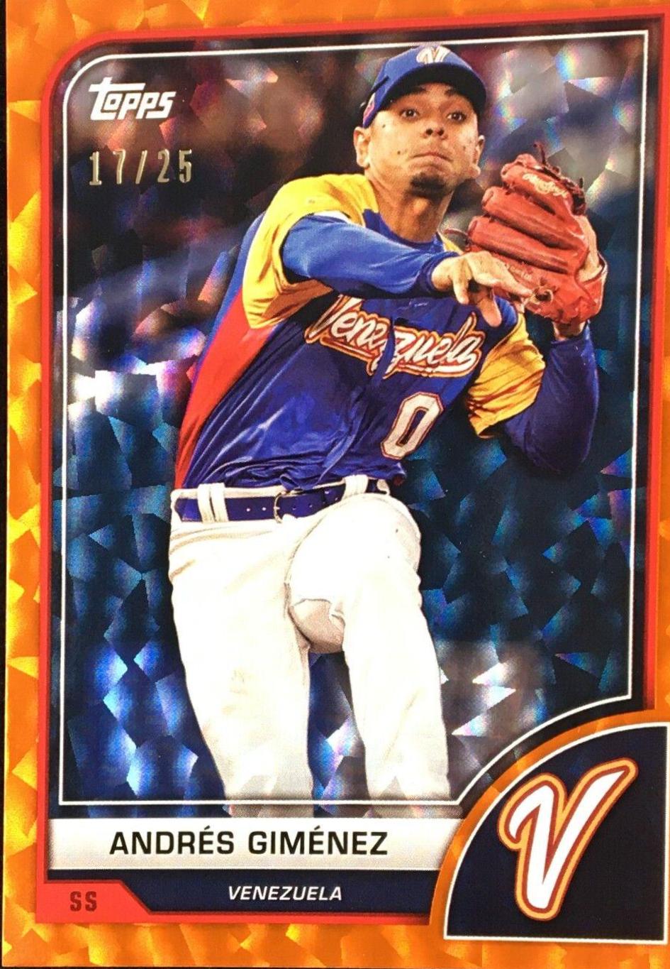 Andres Gimenez [Orange Cracked Ice] #48
