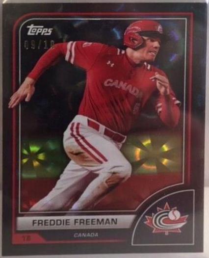 Freddie Freeman [Black Difractor] #2