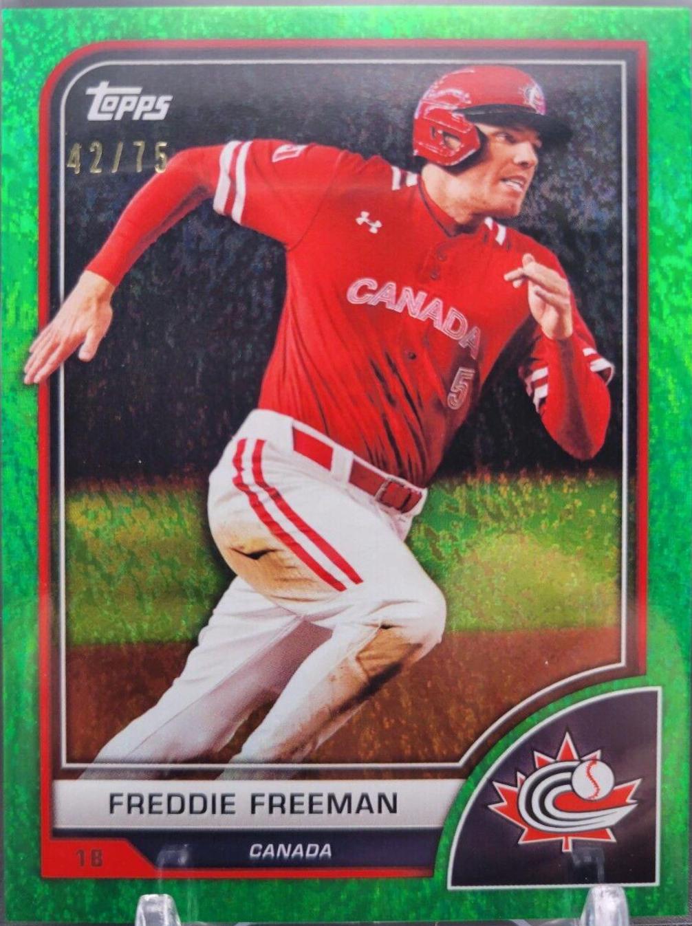 Freddie Freeman [Green Sparkle] #2