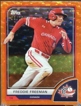 Freddie Freeman [Orange Cracked Ice] #2