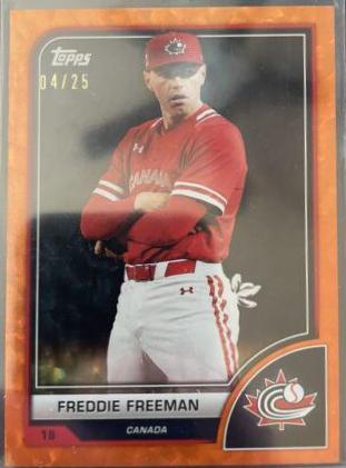 Freddie Freeman [SP Variation Orange Cracked Ice] #2