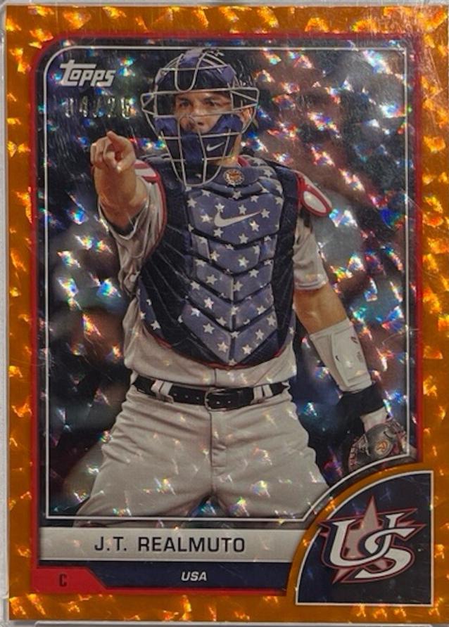 J. T. Realmuto [Orange Cracked Ice] #81