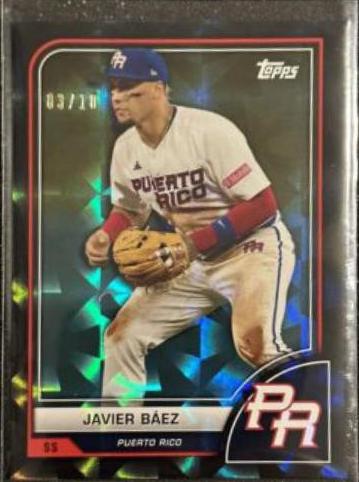 Javier Baez [SP Variation Black Difractor] #56