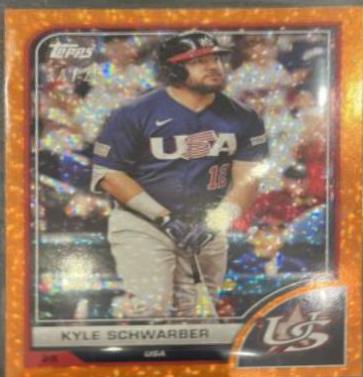 Kyle Schwarber [Orange Cracked Ice] #16