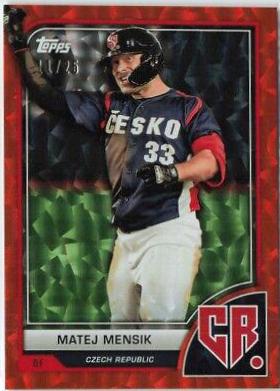 Matej Mensik [Orange Cracked Ice] #32