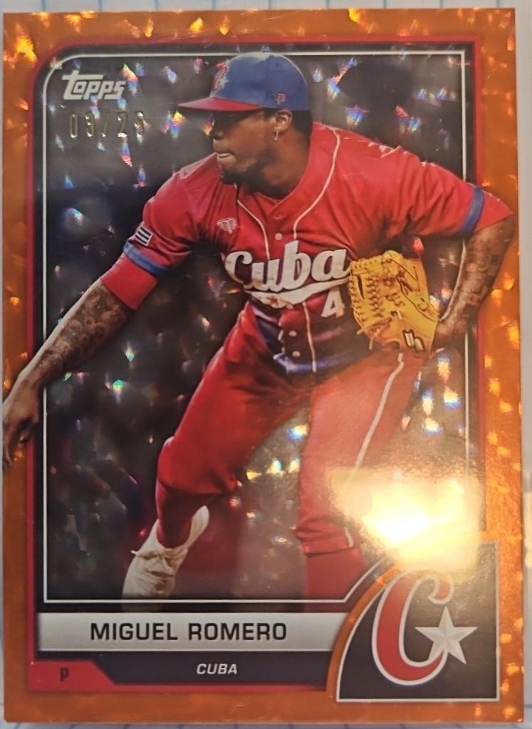Miguel Romero [Orange Cracked Ice] #12
