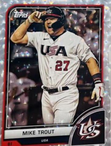Mike Trout [Cracked Ice] #1
