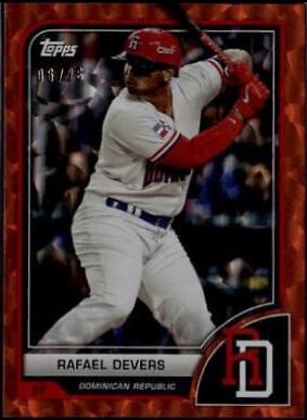 Rafael Devers [Orange Cracked Ice] #10