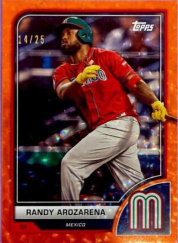 Randy Arozarena [SP Variation Orange Cracked Ice] #100