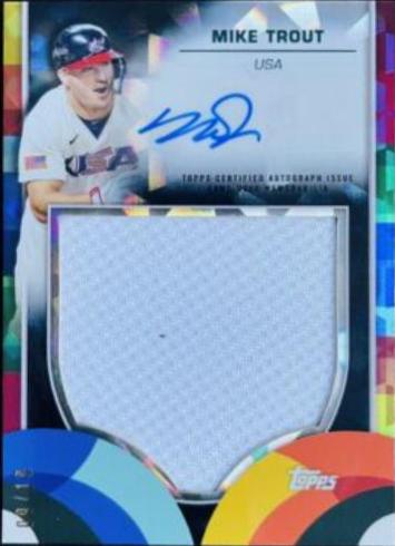 Mike Trout [Black Difractor] #AV-MT