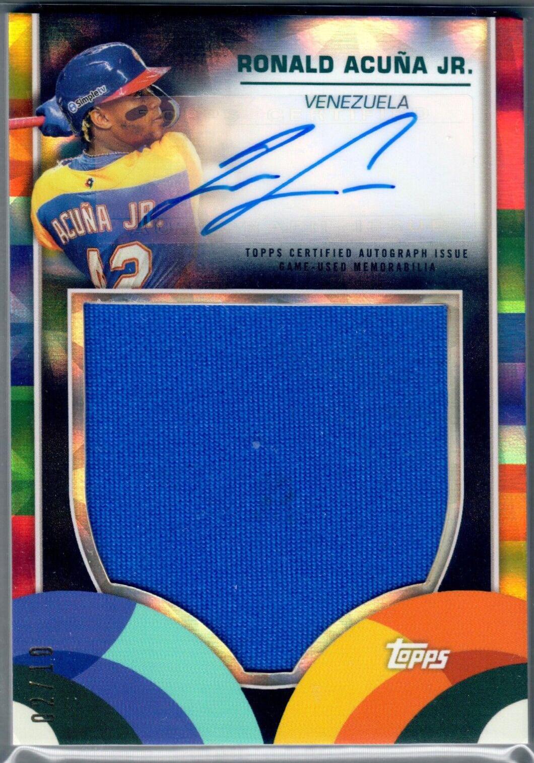 Ronald Acuna Jr. [Black Difractor] #AV-RAC