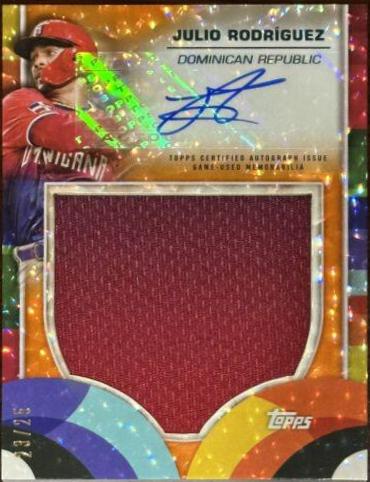 Julio Rodriguez [Orange Cracked Ice] #WBCRA-JRO