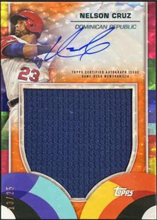 Nelson Cruz [Orange Cracked Ice] #WBCRA-NC