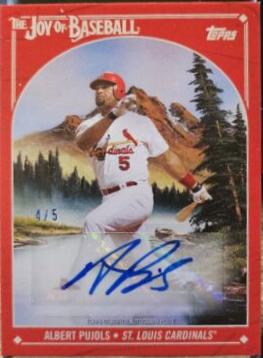 Albert Pujols [Autograph Bright Red] #27