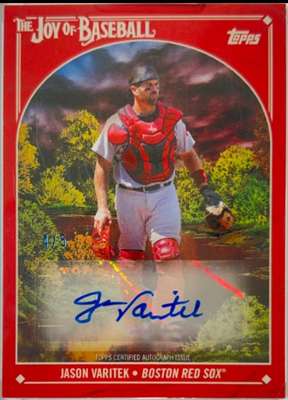 Jason Varitek [Autograph Bright Red] #55