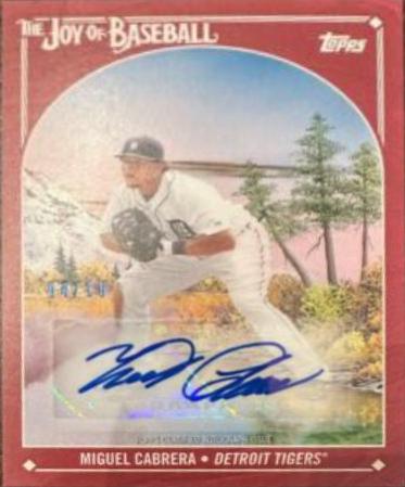 Miguel Cabrera [Autograph Bright Red] #49