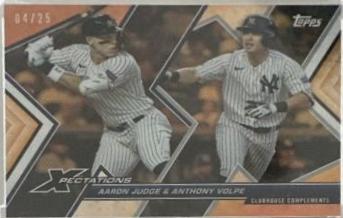 Aaron Judge, Anthony Volpe [Motherboard Gold] #58