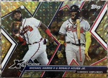Michael Harris II, Ronald Acuna Jr. [Motherboard Gold] #63