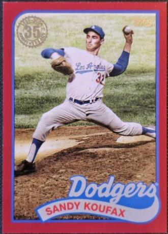 Sandy Koufax [Red] #89B2-47