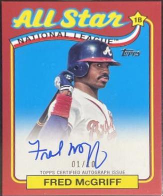 Fred McGriff [Red] #89ASA-FM